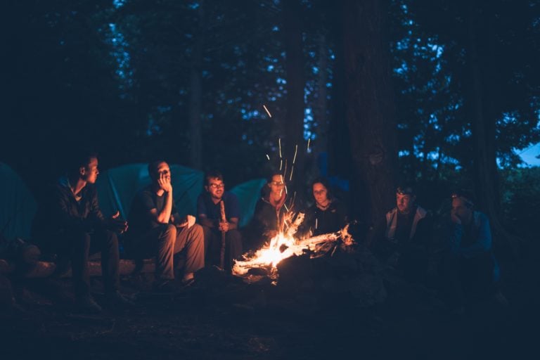 Campfire in Australia