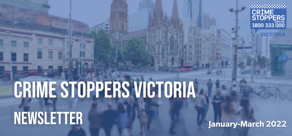 Crime Stoppers Victoria Newsletter Banner